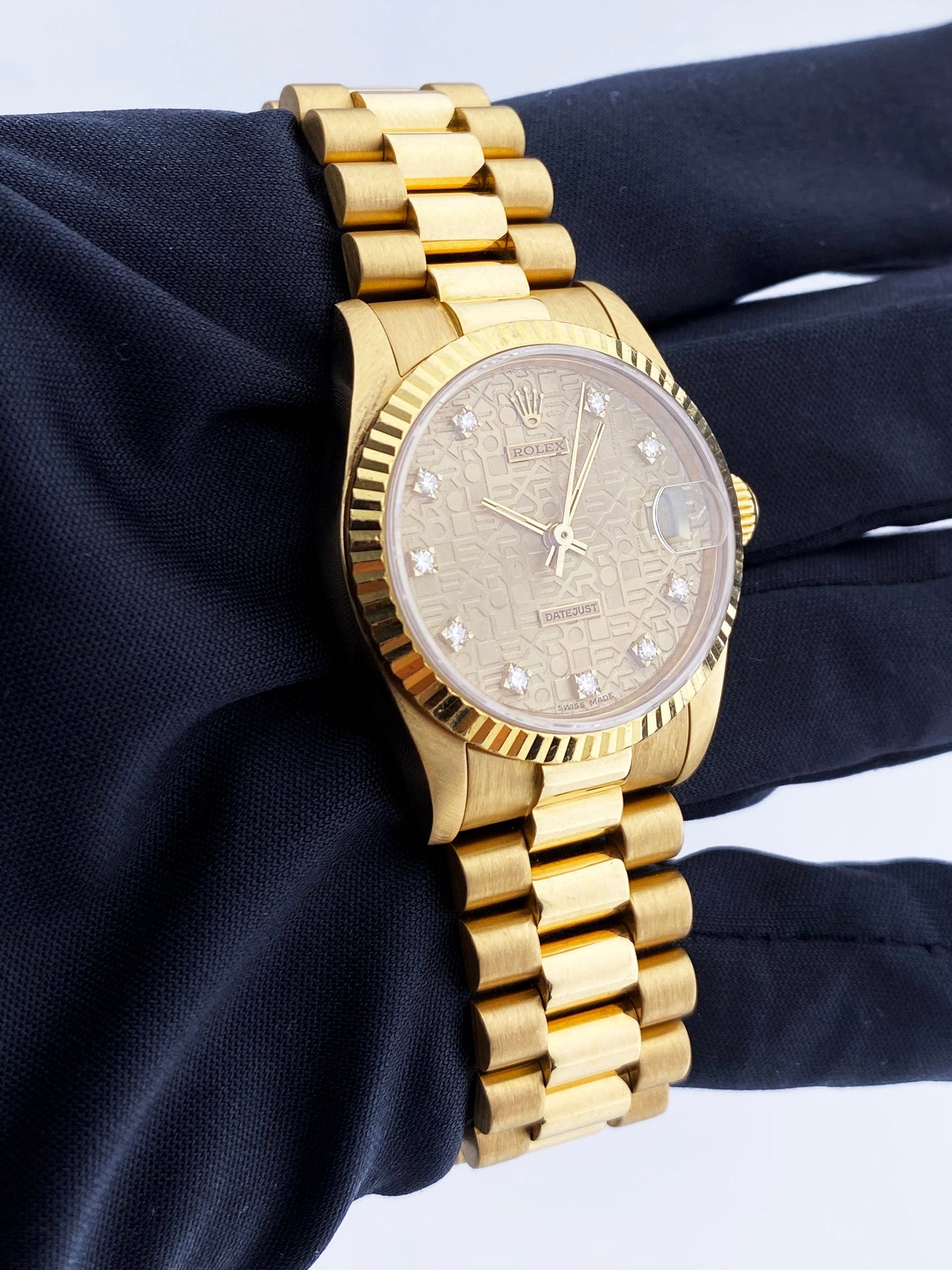 Rolex DateJust 68278 Diamond Anniversary Dial Ladies Watch