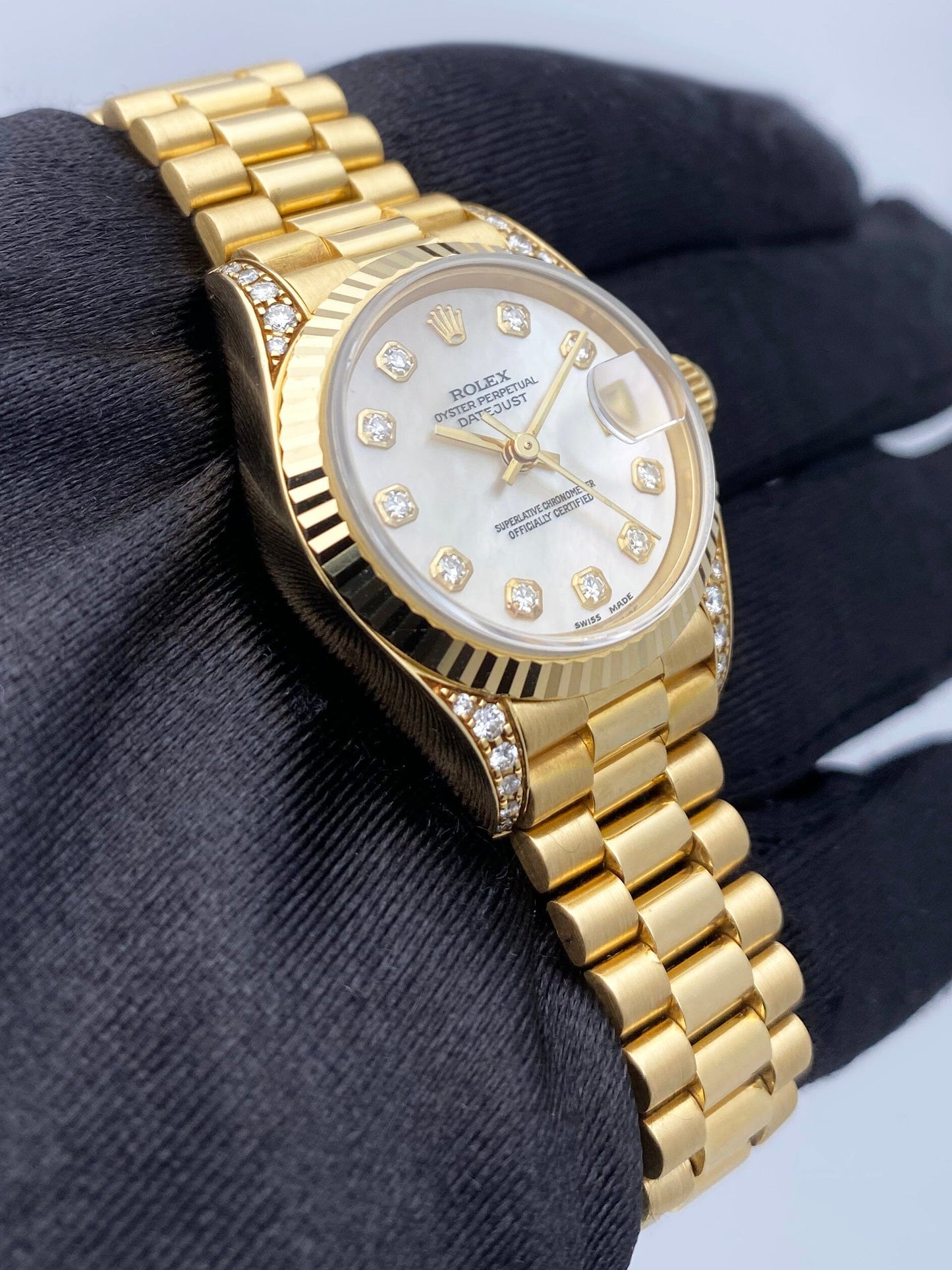 Rolex Datejust 69238 MOP Dial Ladies Watch Box Papers