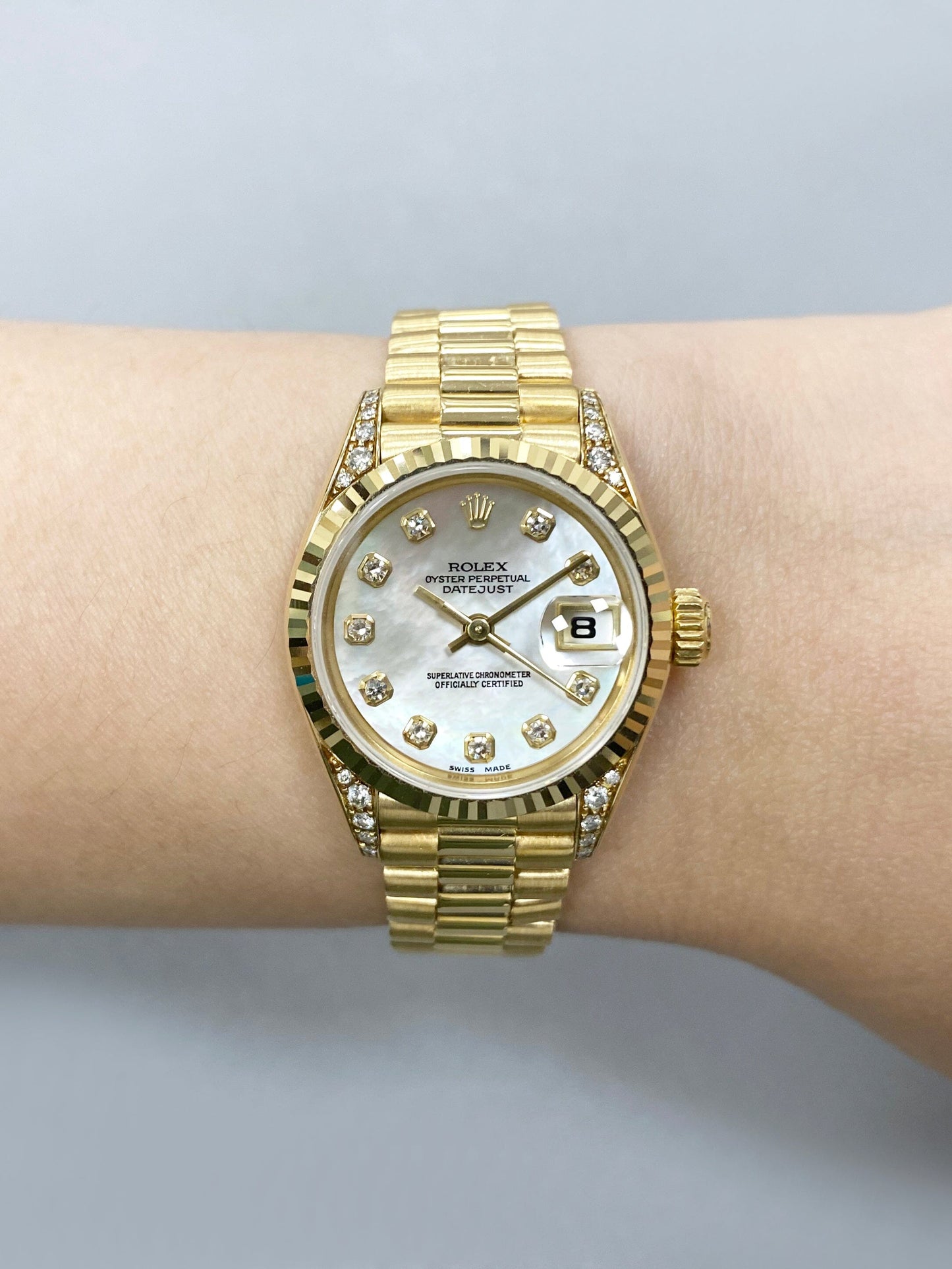 Rolex Datejust 69238 MOP Dial Ladies Watch Box Papers