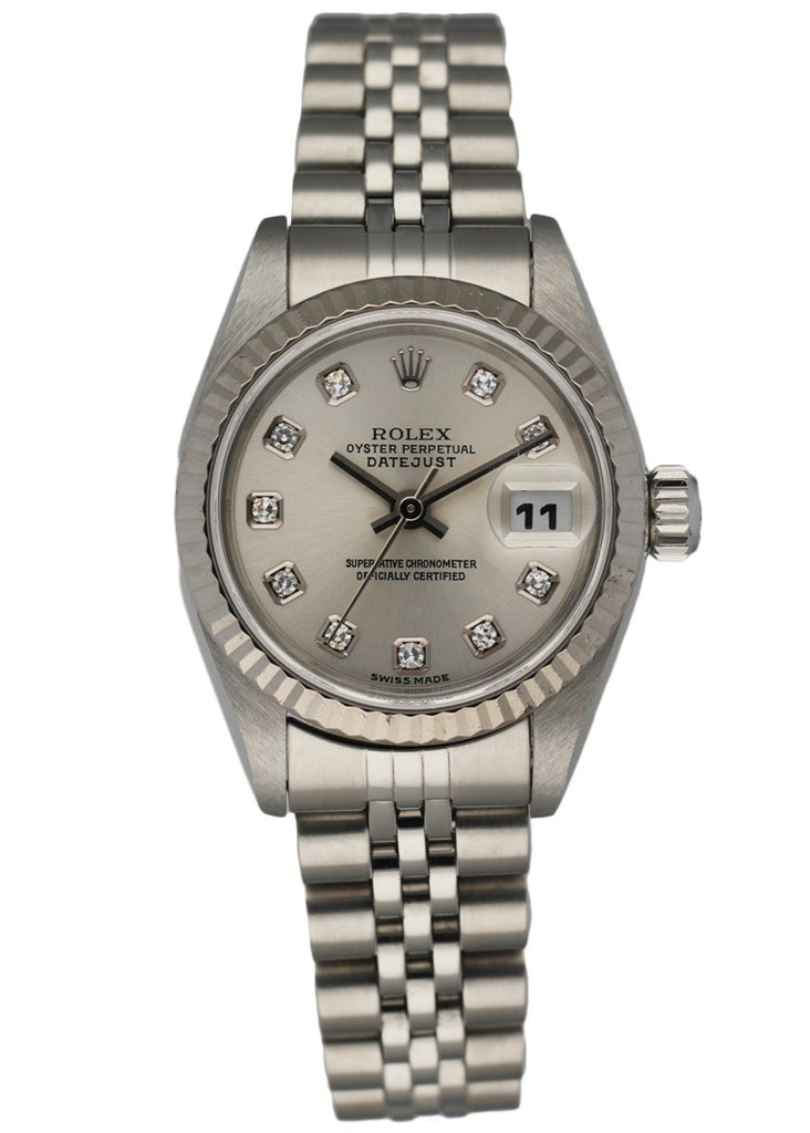予約販売 Dial Diamond 79174 Datejust Rolex Ladies Paper & Box Watch 時計