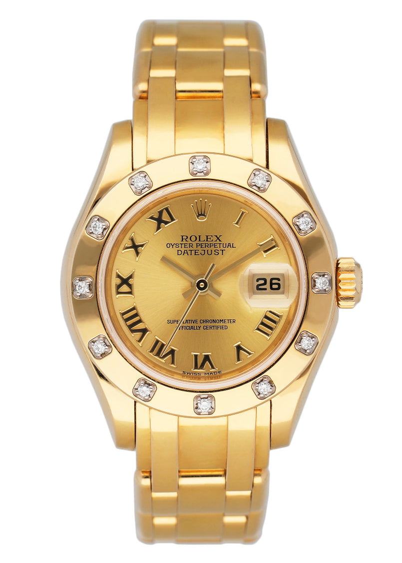 Rolex Datejust Pearlmaster 80318 Diamond Ladies Watch Box – Phigora
