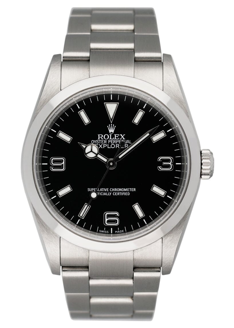 Rolex Explorer 114270 Black Dial Stainless Steel Mens Watch – Phigora
