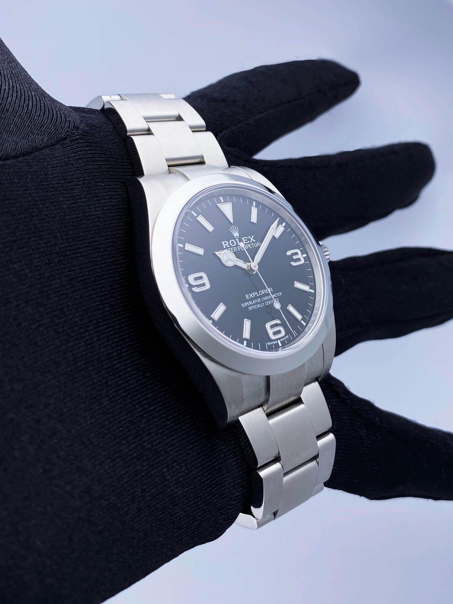 Rolex Explorer 214270 Mens Watch Box Papers