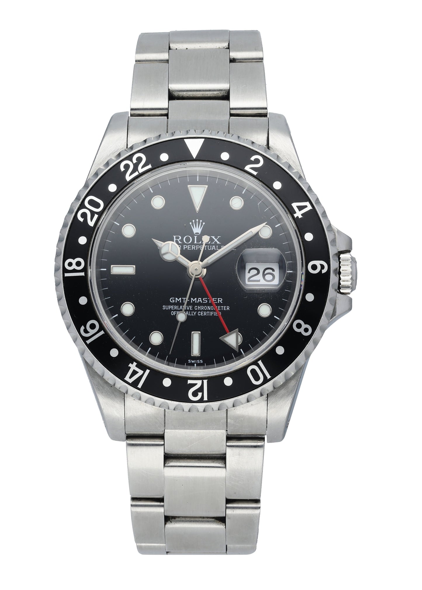 Rolex GMT Master 16700 Men's Watch Box Papers