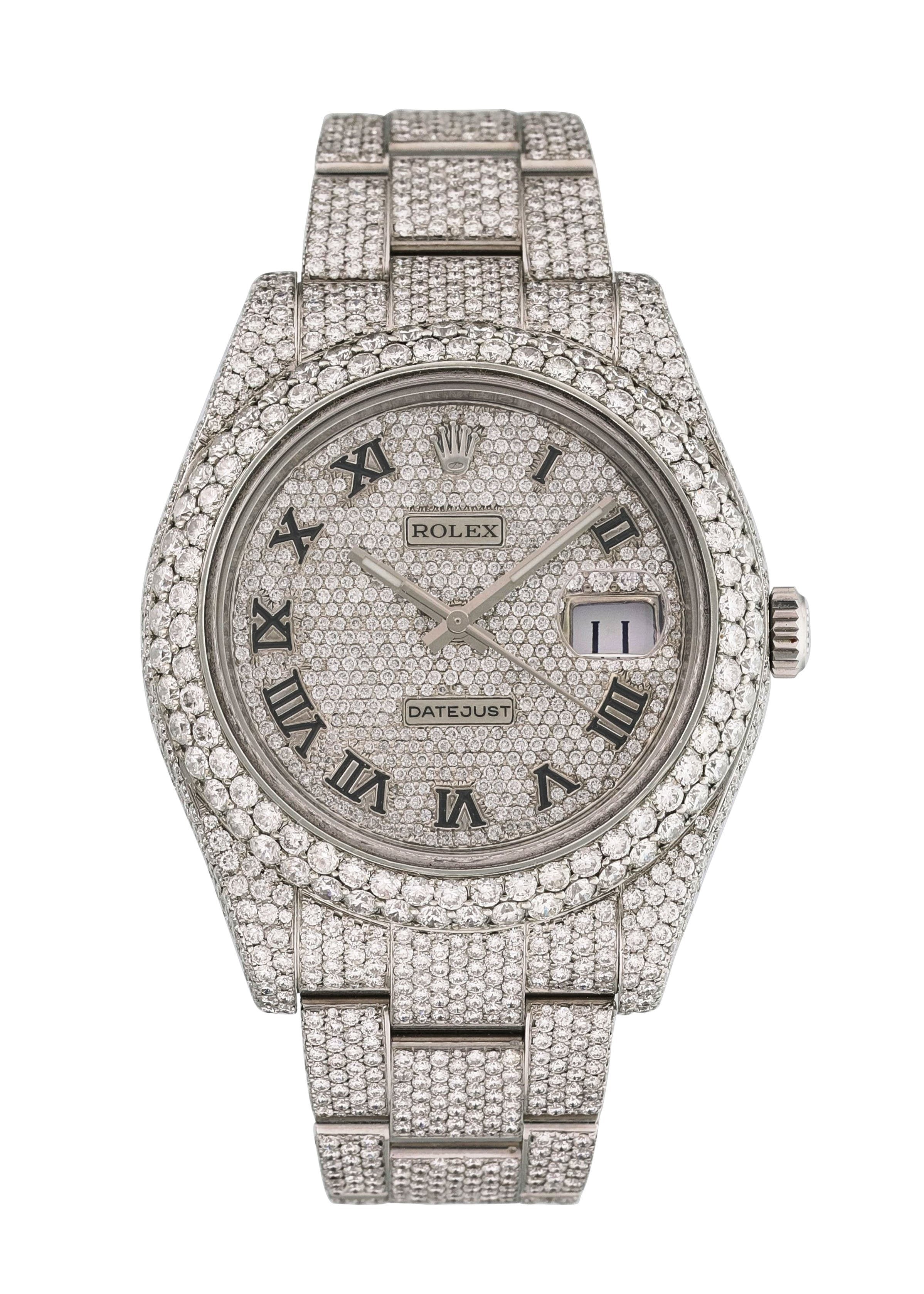 Rolex Oyster Perpetual Datejust II 116300 Iced Mens Watch – Phigora
