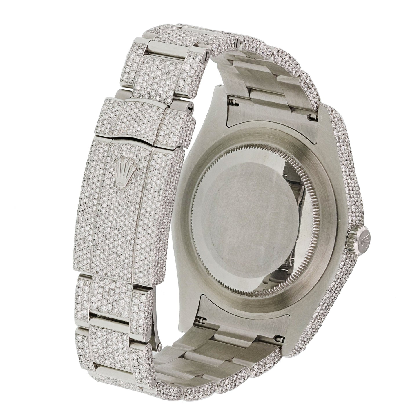 Rolex Oyster Perpetual Datejust II 116300 Iced Mens Watch Box Papers - Virtual