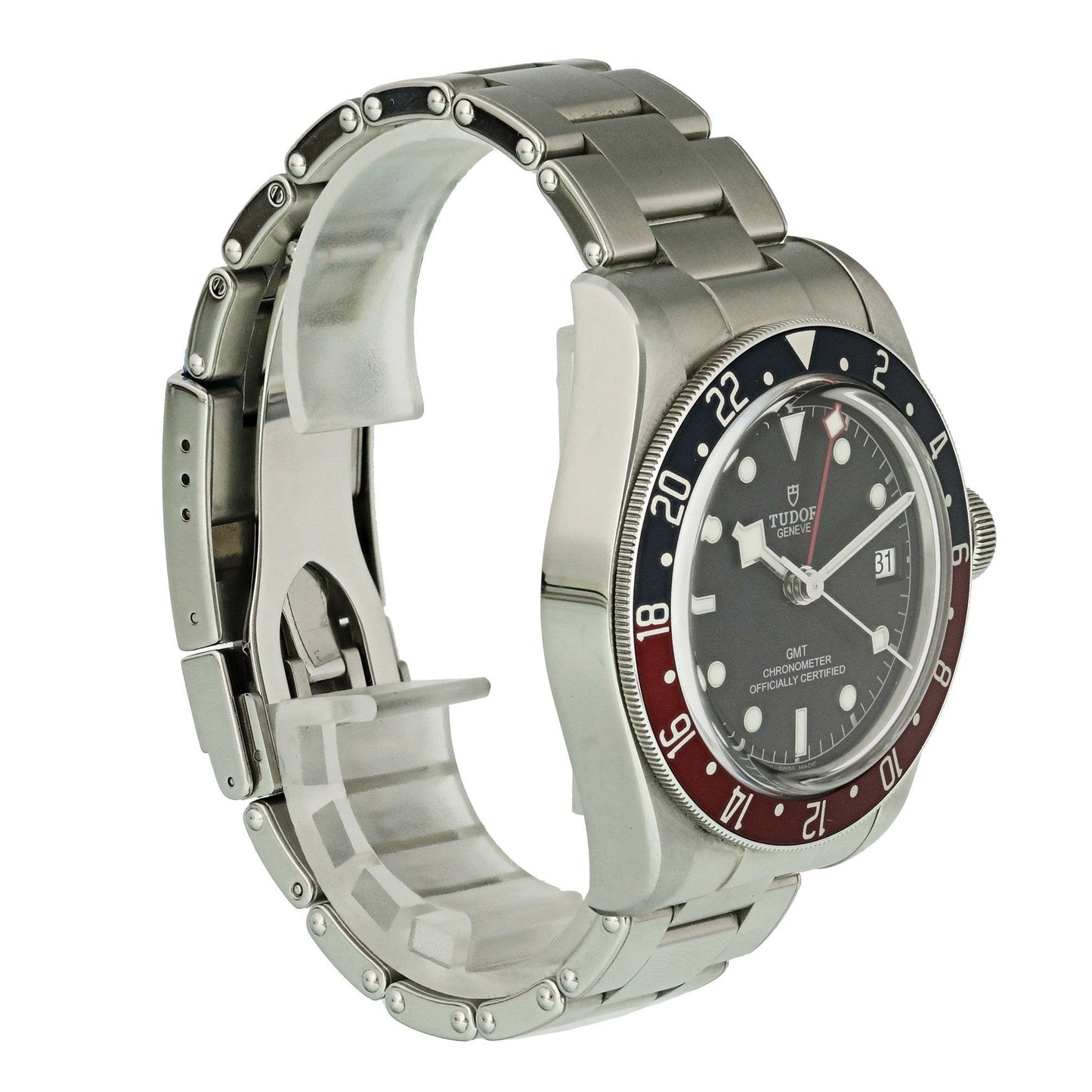 Tudor Heritage Black Bay 79830RB GMT Pepsi Bezel Mens Watch Box Papers