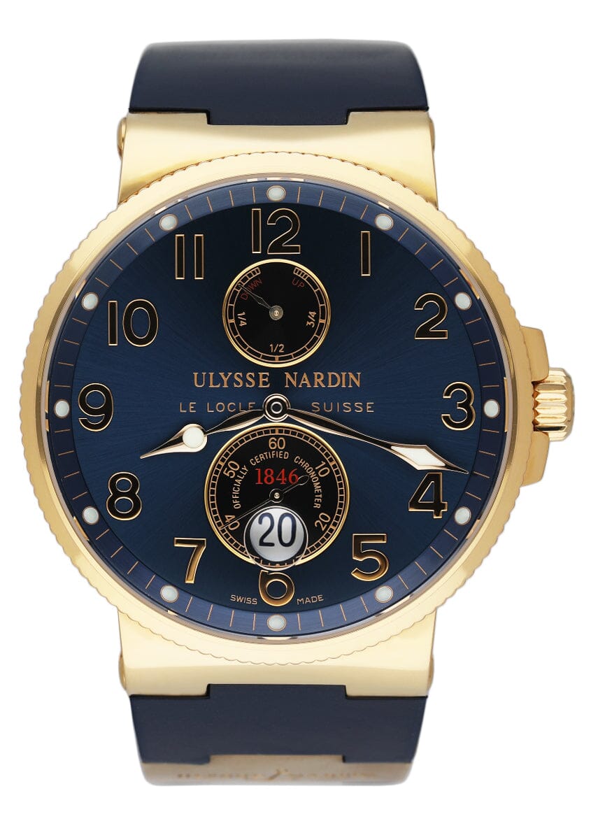 時計 ULYSSE NARDIN Ulysse Nardin Maxi Marine Chronometer 266-66 Blue Dial Mens
