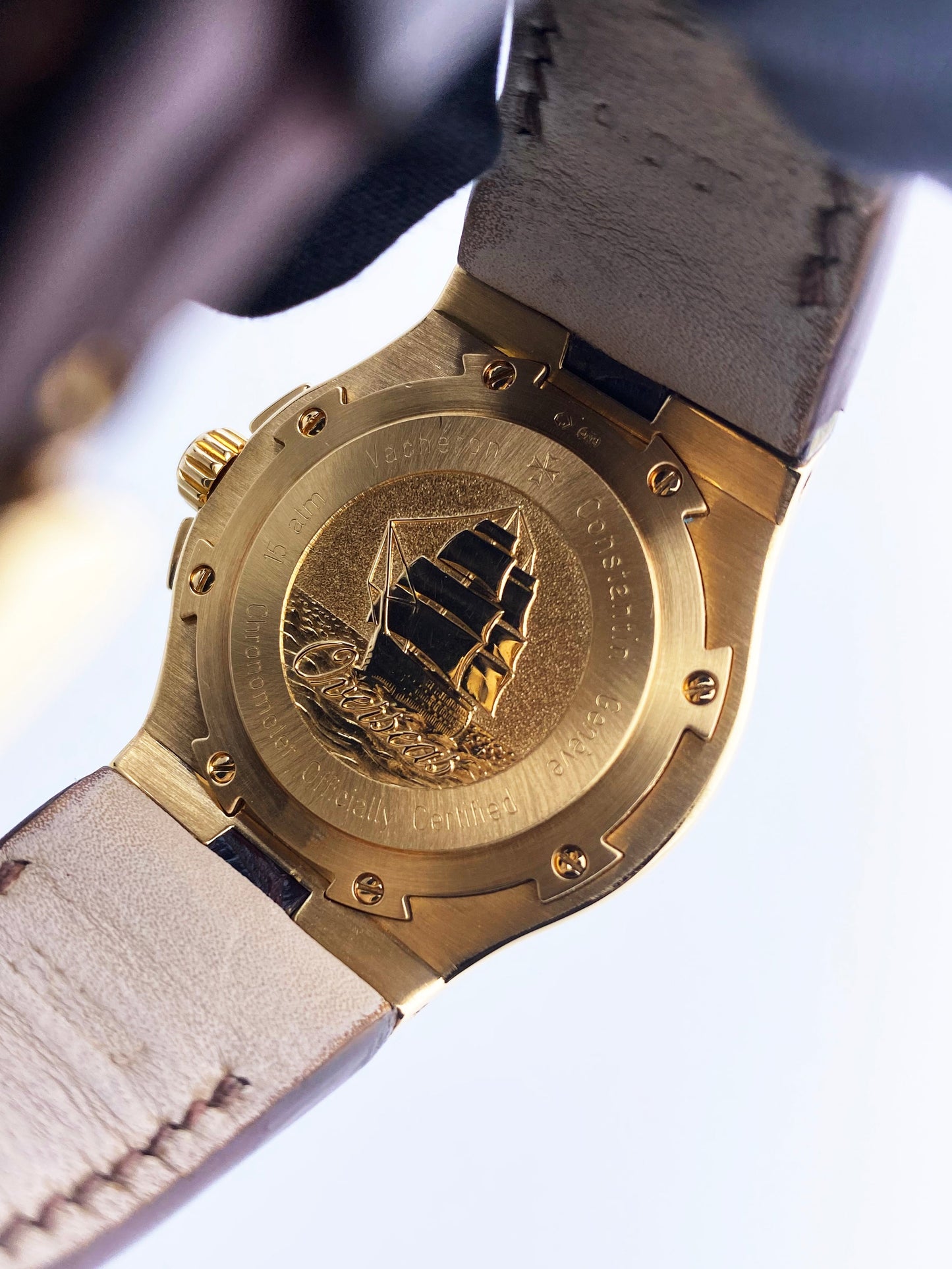 Vacheron Constantin Overseas 18K Yellow Gold Mens Watch - Wristwatch