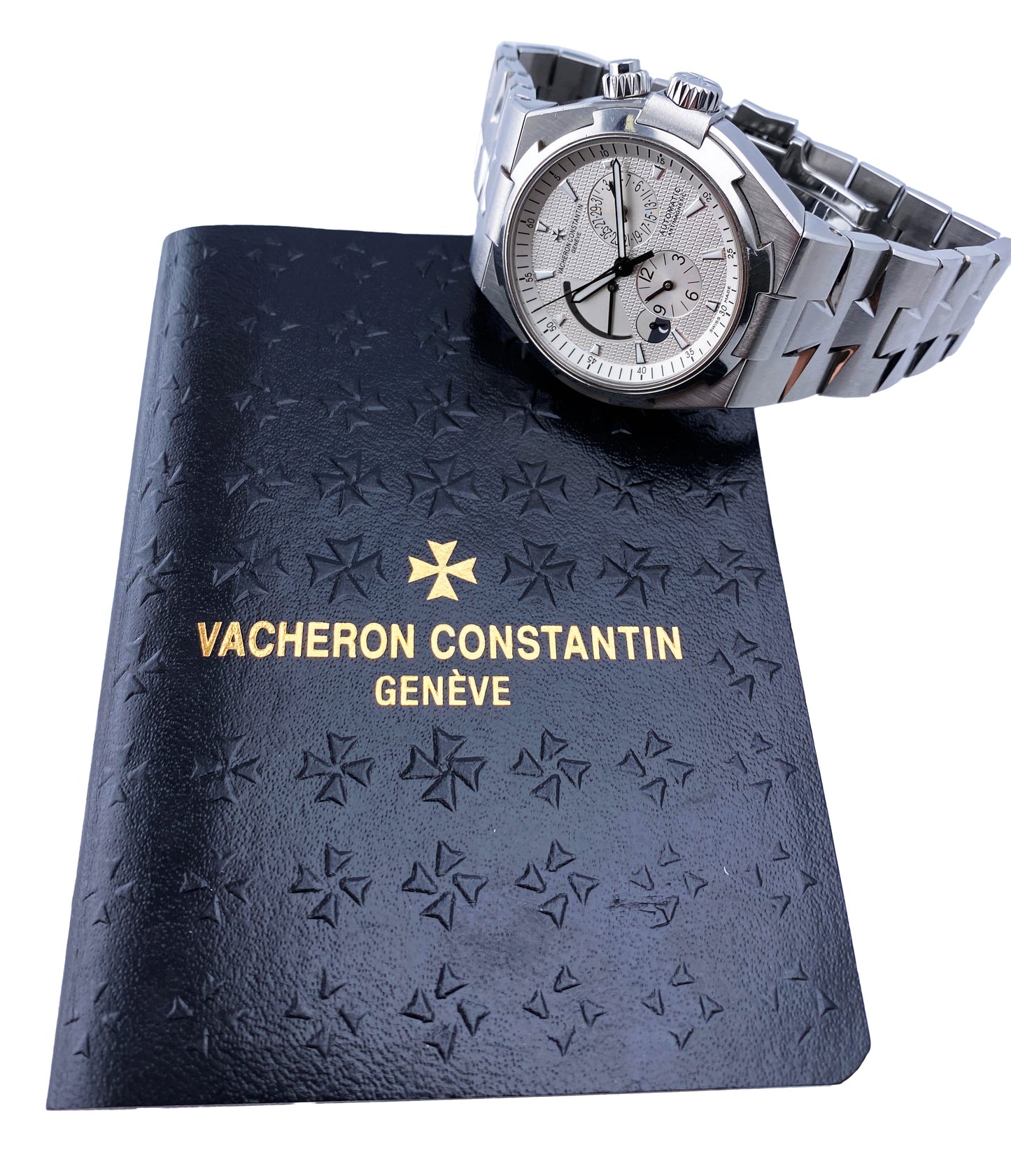 Vacheron Constantin Overseas 47450 Stainless Steel Mens Watch Papers - Wristwatch