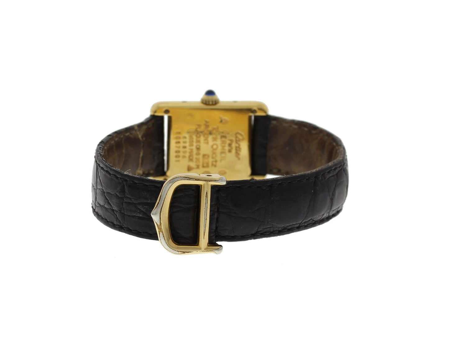 Vintage Cartier Tank Paris Vermeil 69896 - Wristwatch