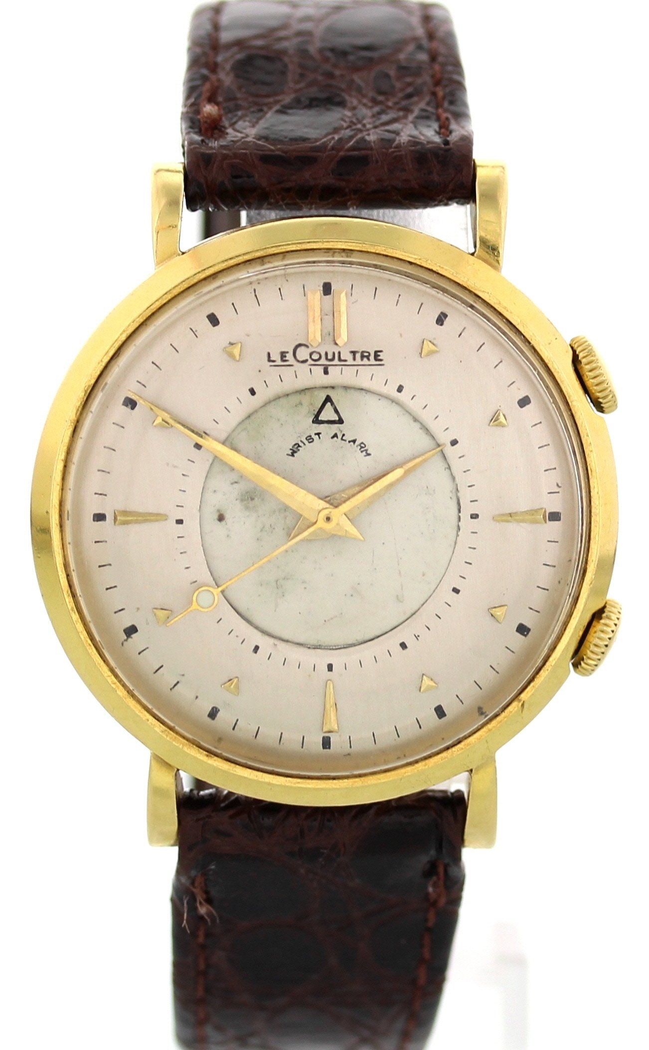 Vintage LeCoultre Memovox 18k Yellow Gold 