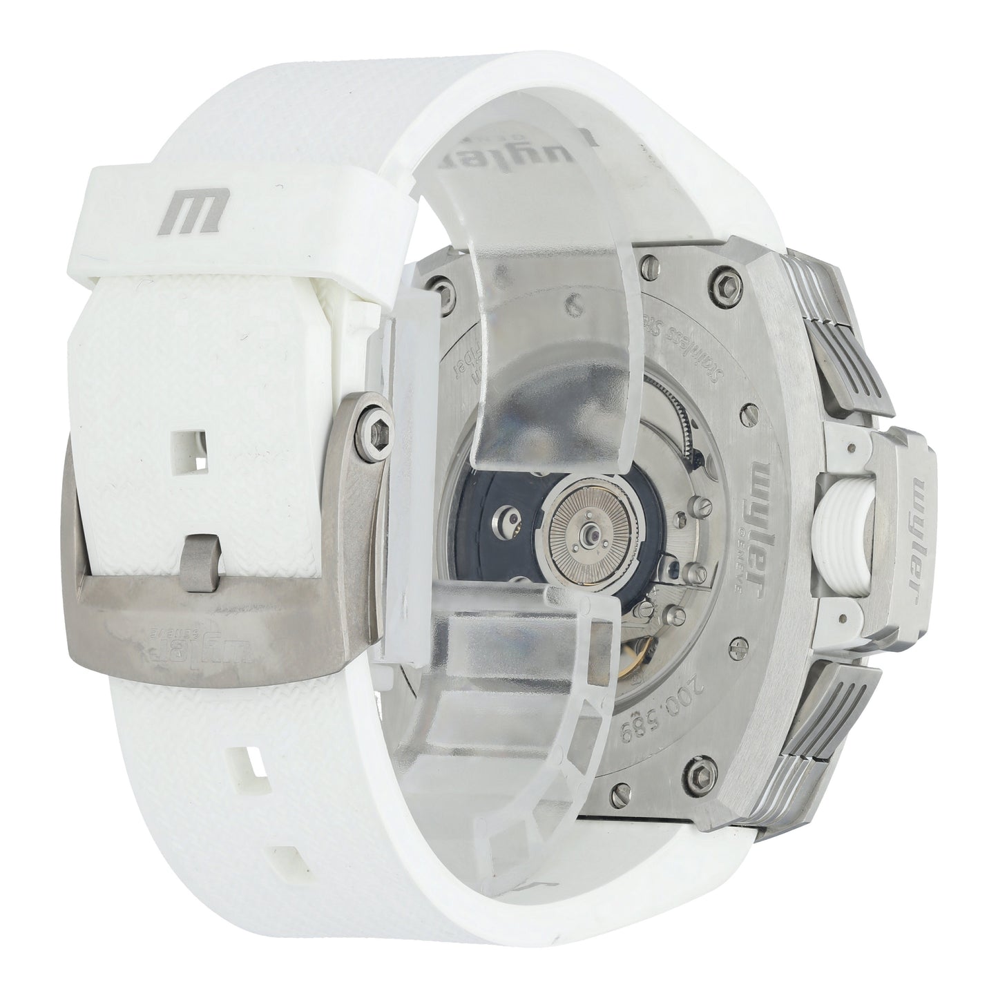 Wyler CODE-S S04.C1C.04.11.WH003.RWH07.41 Diamond Bezel MOP Men Watch - Wristwatch