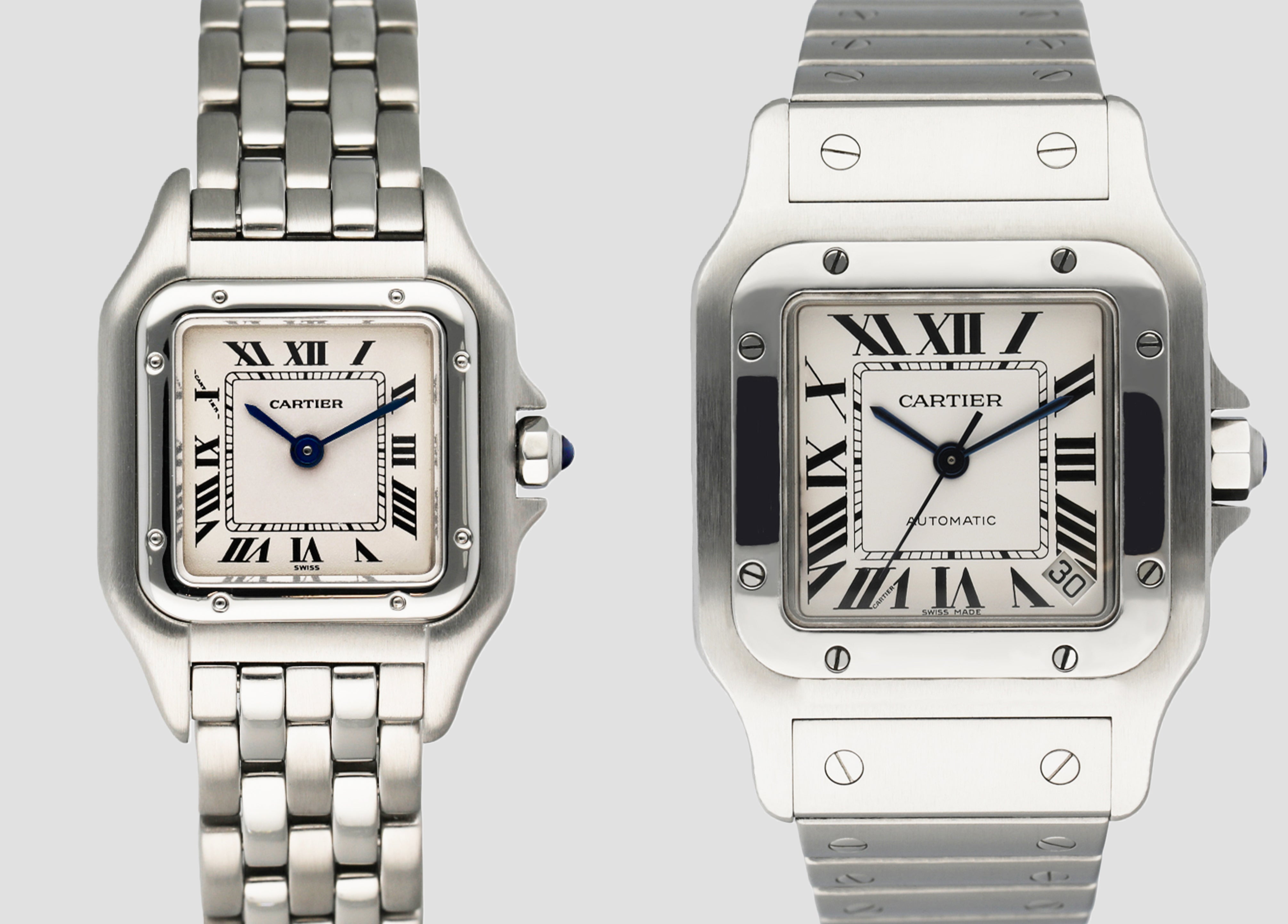 Differences Between A Cartier Santos And Cartier Tank