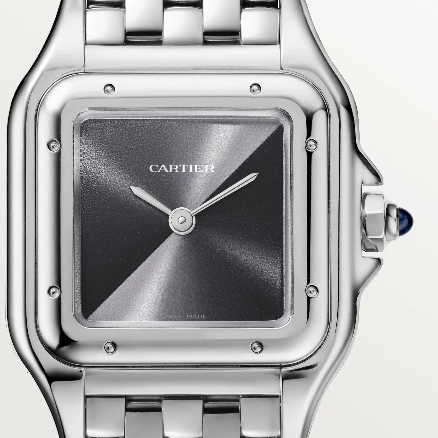 Cartier Panthere ref. WSPN0010: Steel, black/gray diagonal gradient dial
