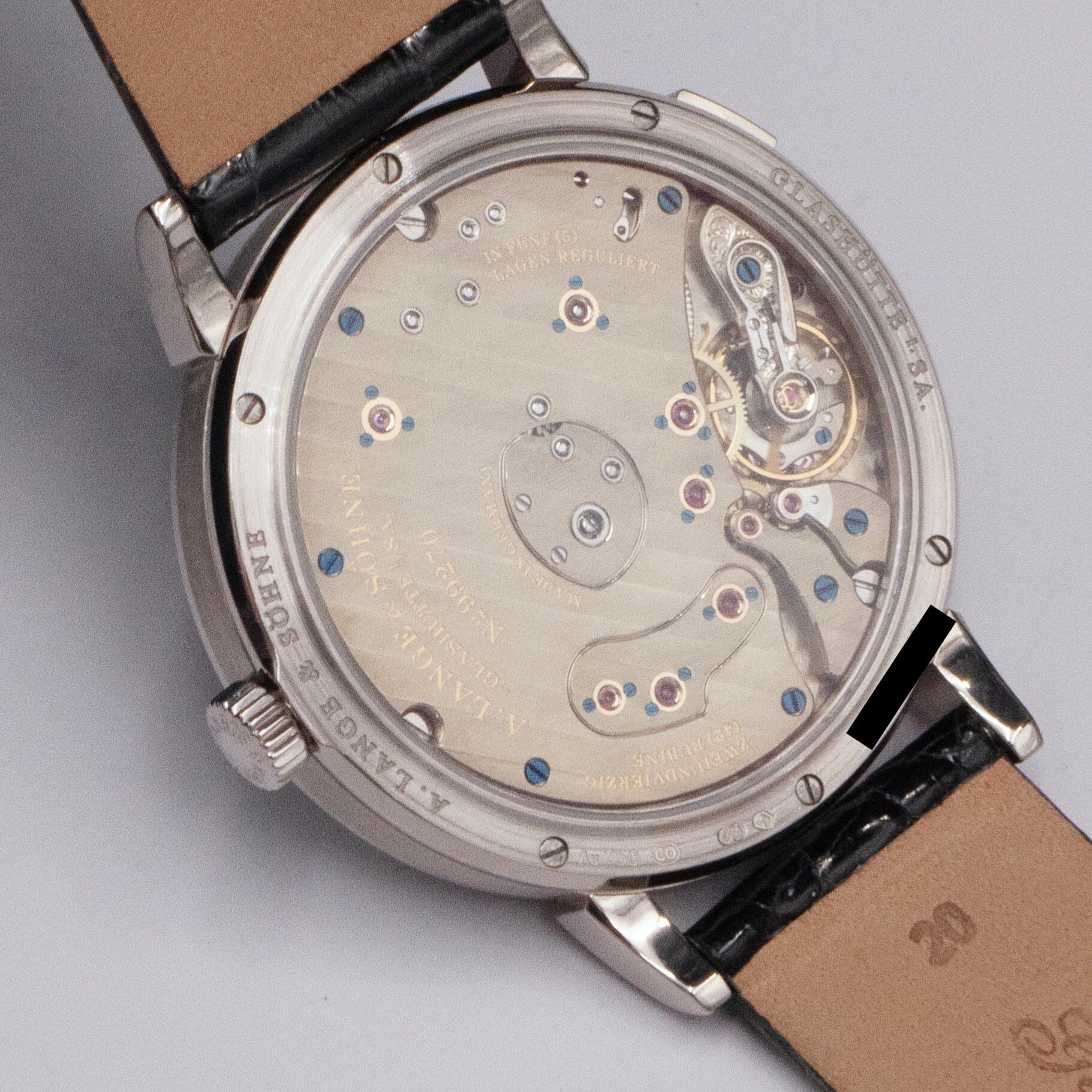 A. Lange & Sohne Grand Lange 1 117.028F Black Dial Mens – Phigora