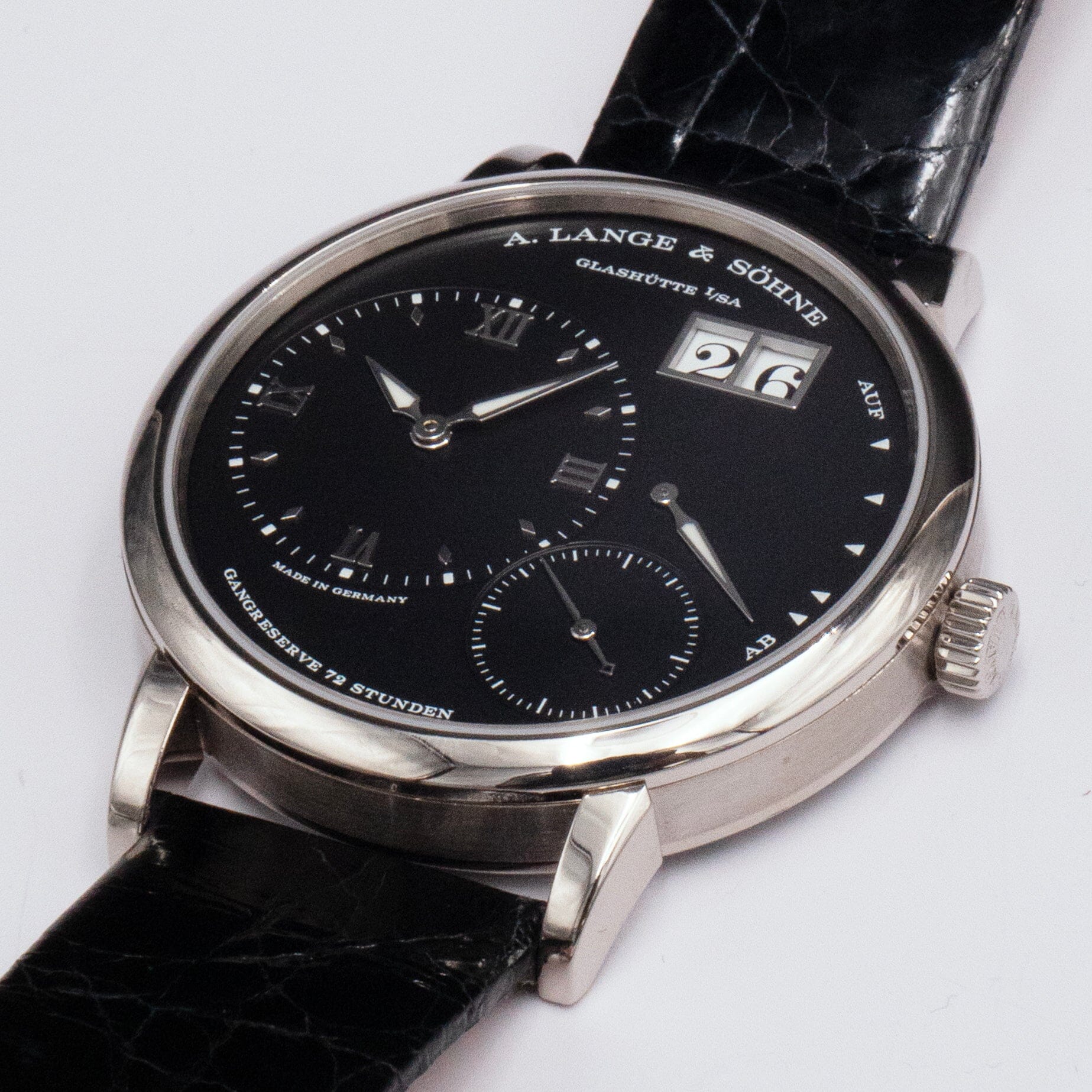 A. Lange & Sohne Grand Lange 1 117.028F Black Dial Mens – Phigora