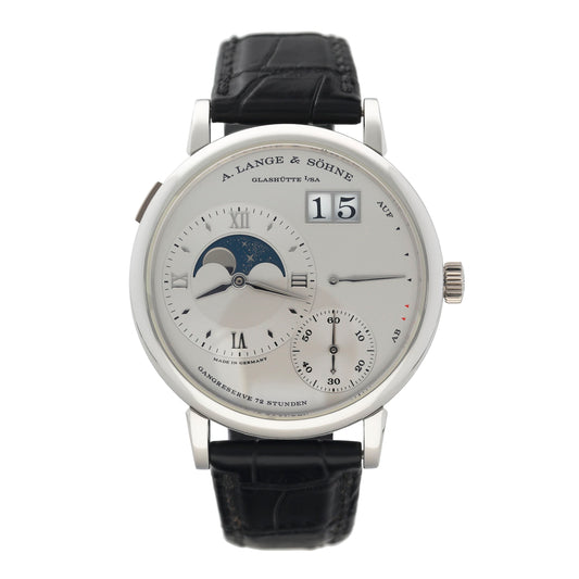 A. Lange & Sohne Grand Lange 1 Moon Phase 139.025 Mens Watch Box Papers