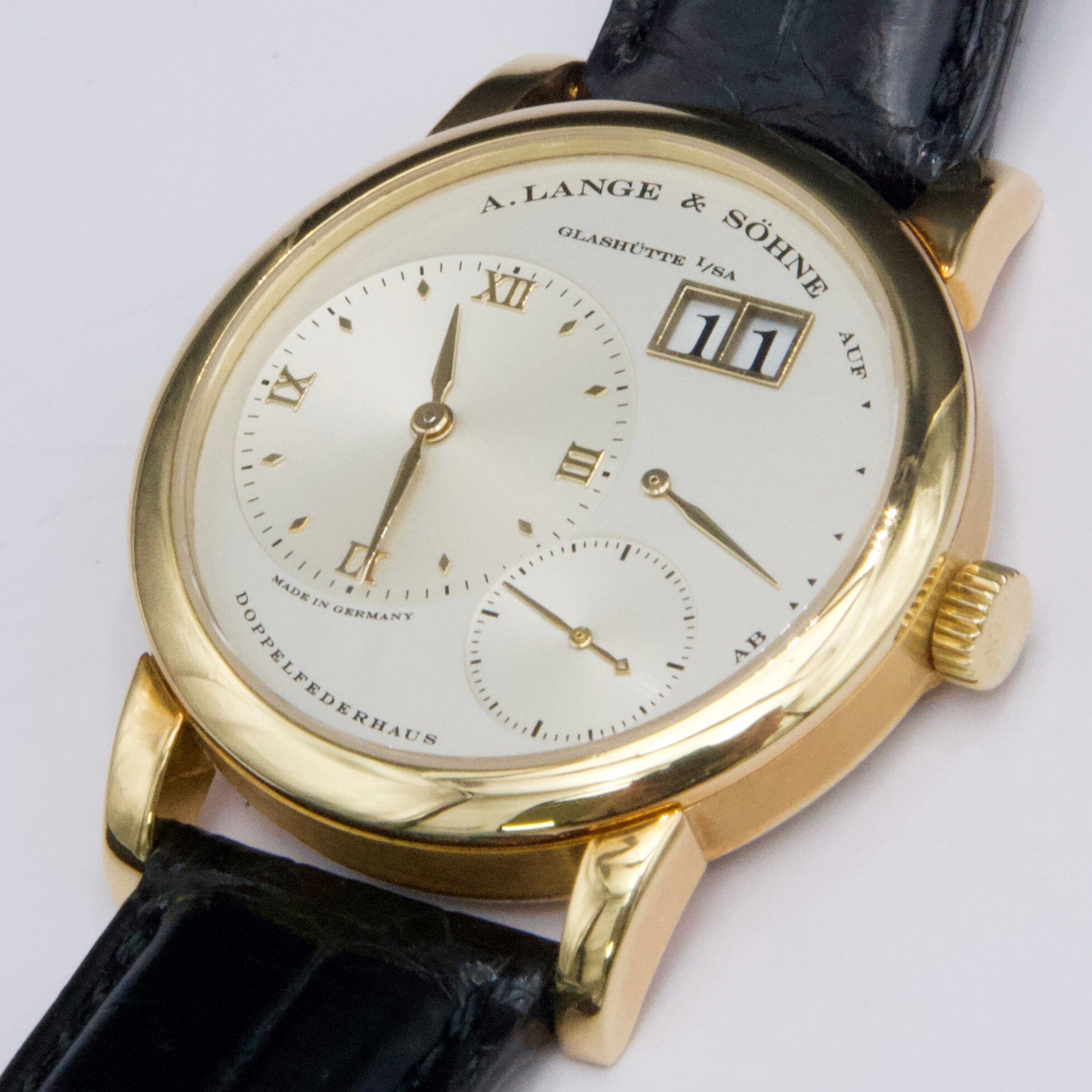 A. Lange & Sohne Lange 1 101.021 Silver Dial 18K Yellow – Phigora