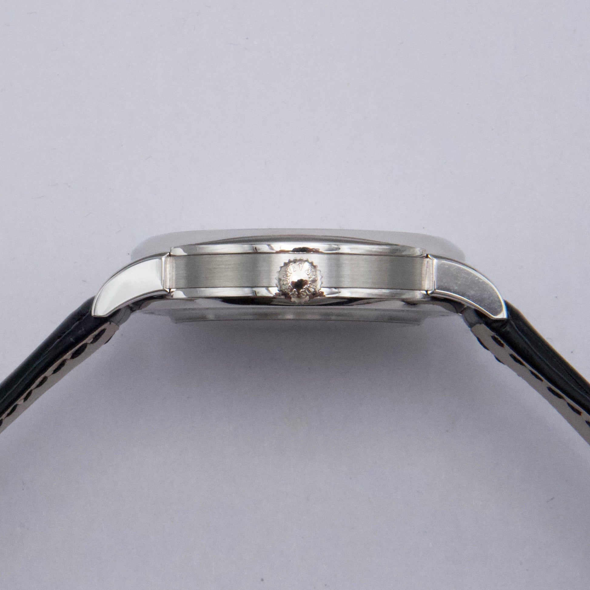 A. Lange & Sohne 1 116.025 Silver Dial Platinum Mens Watch Box Service Papers - Watches