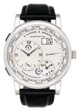 A. Lange & Sohne 1 116.025 Silver Dial Platinum Mens Watch Box Service Papers - Watches