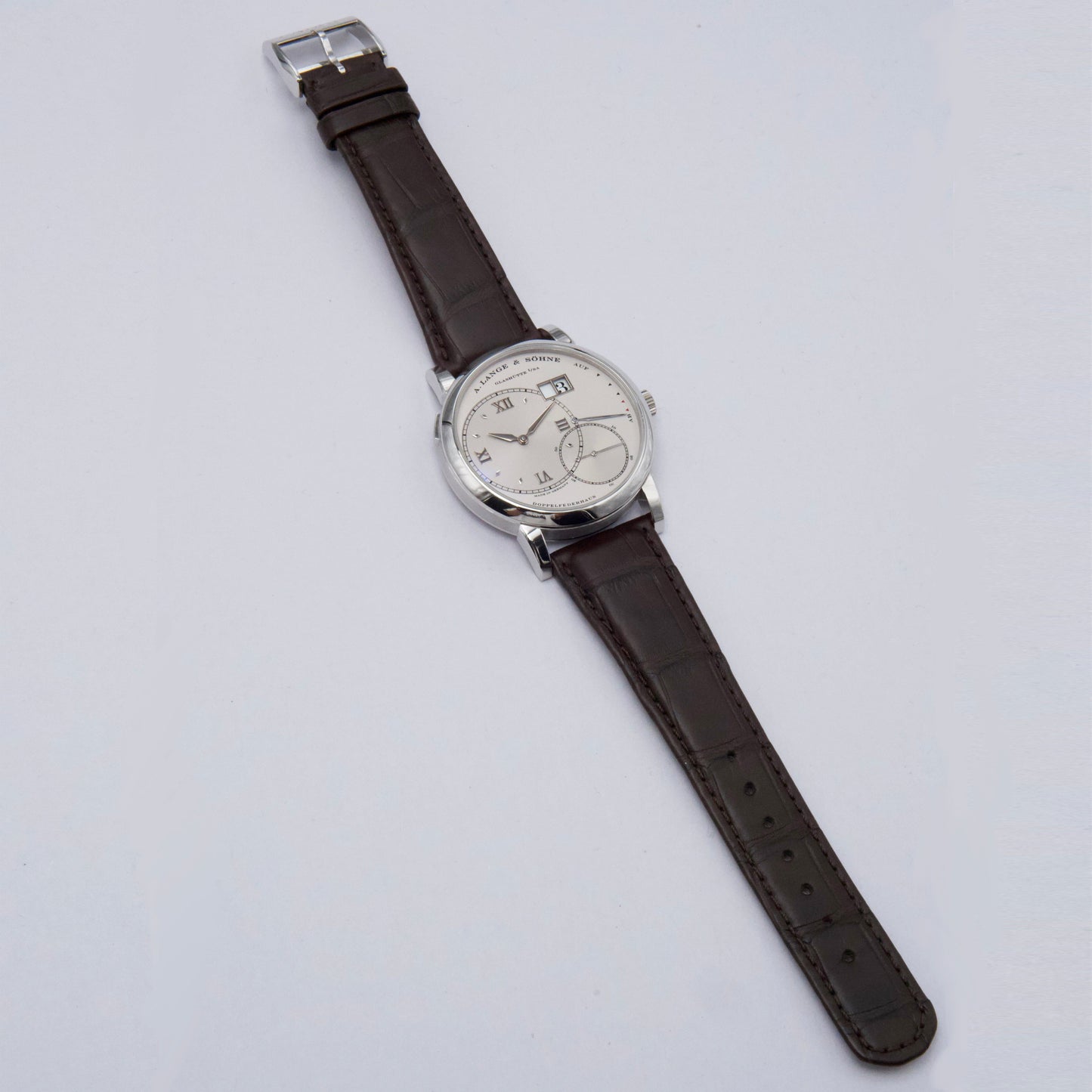 A. Lange & Sohne Grand 1 115.026 Silver Dial Mens Watch - Watches
