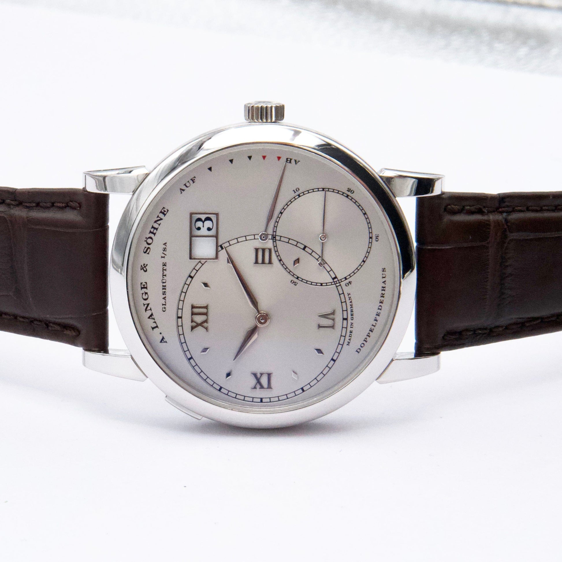 A. Lange & Sohne Grand 1 115.026 Silver Dial Mens Watch - Watches