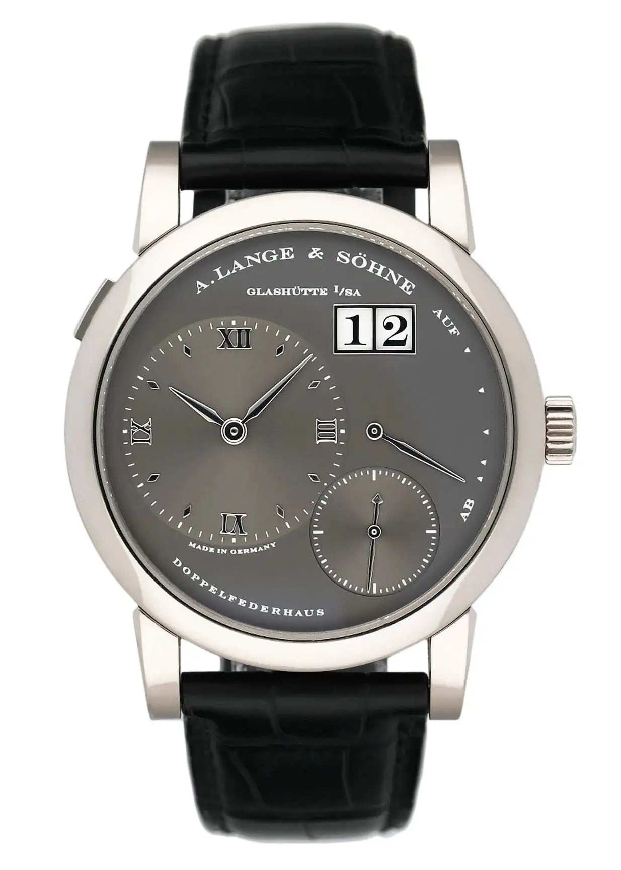 A. Lange & Sohne 1 101.030 Gray Dial Mens Watch Papers - Watches