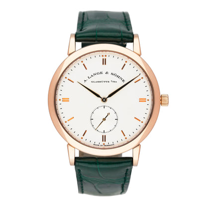 A. Lange & Sohne Saxonia 215.032 Mens Watch Box Papers