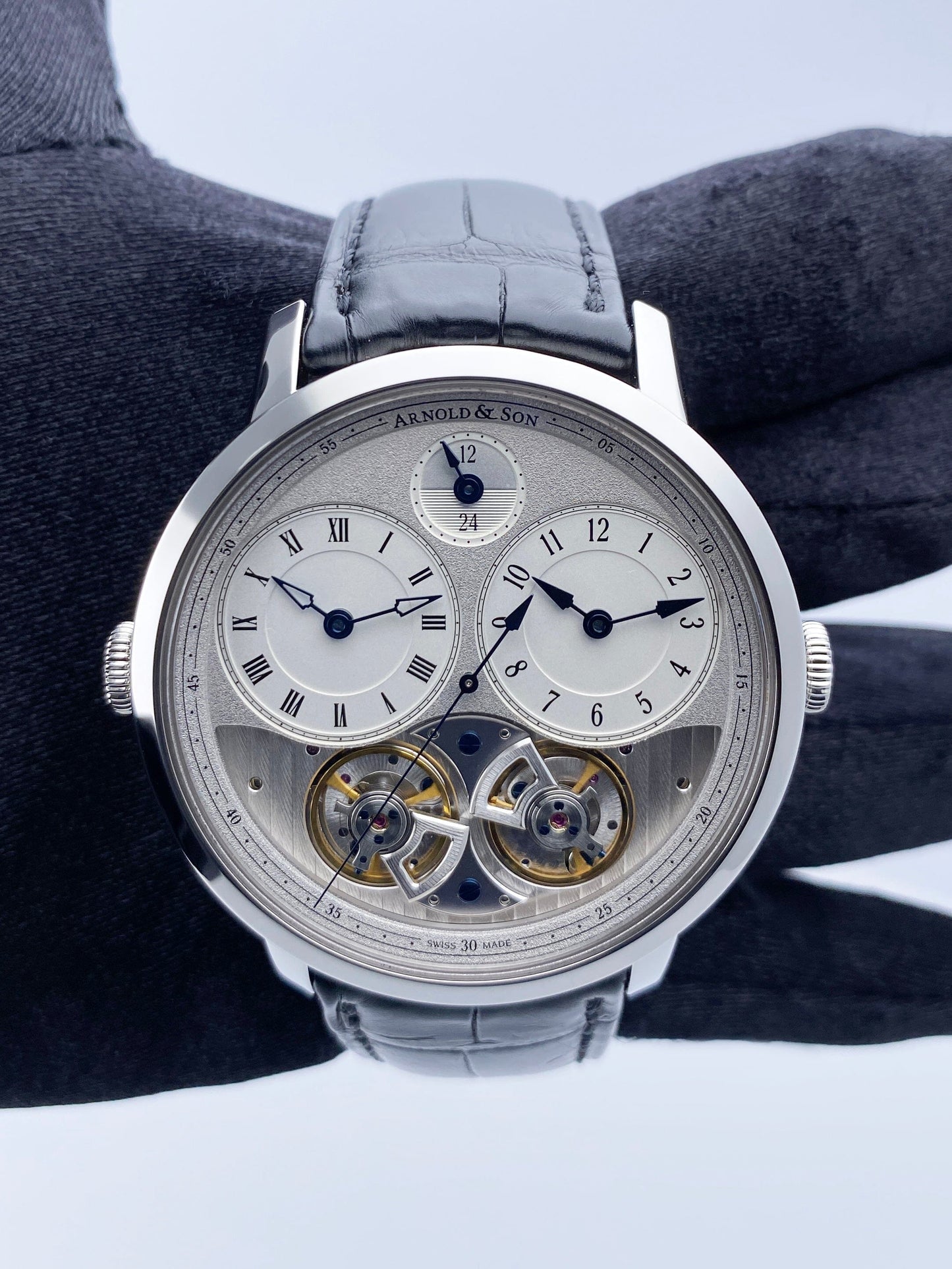 Arnold & Son DBG Equation GMT 1DGAS.S01A.C121S Mens Watch Box Papers - Virtual