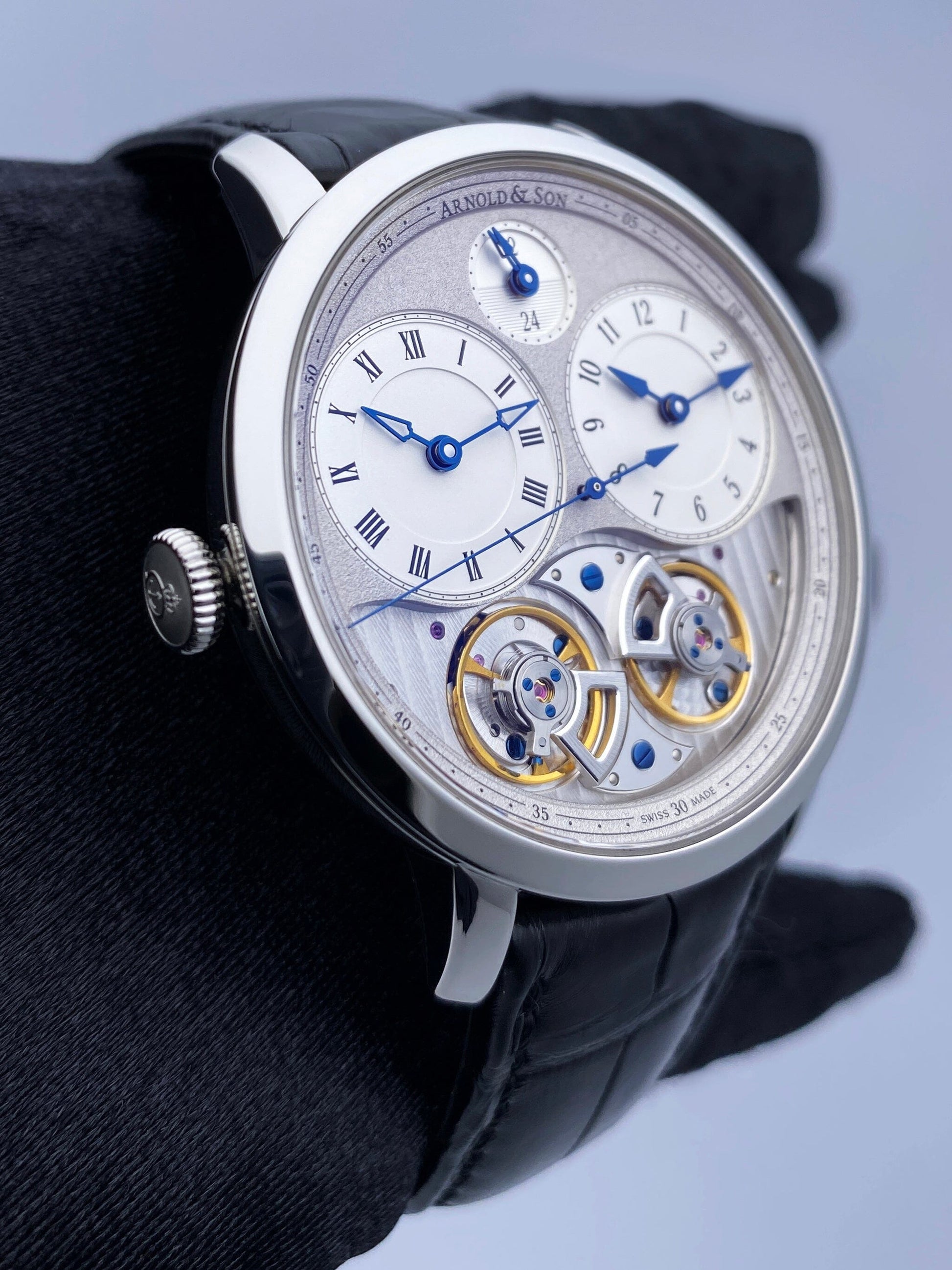 Arnold & Son DBG Equation GMT 1DGAS.S01A.C121S Mens Watch Box Papers - Virtual