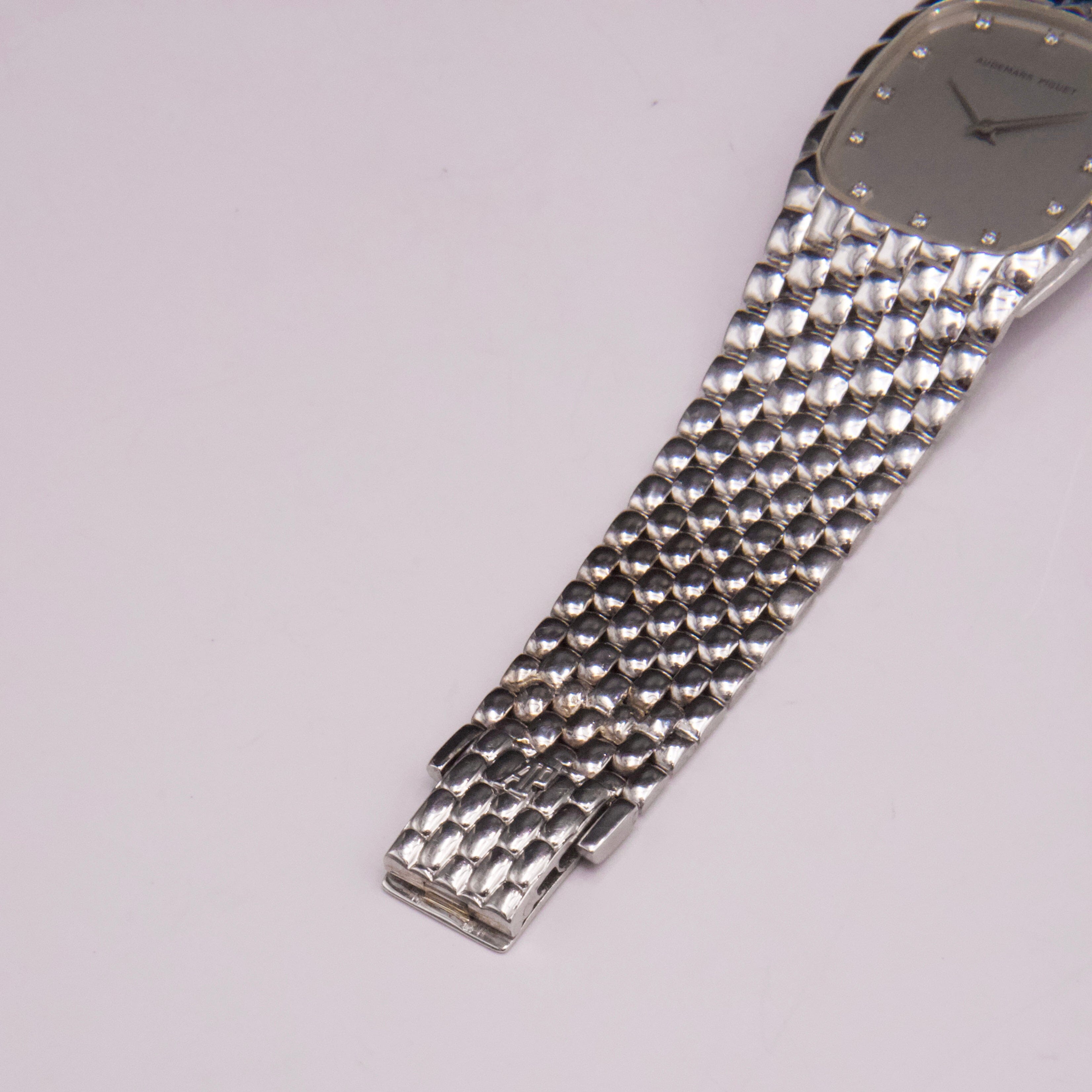 Audemars Piguet 14126.791 Diamond Silver Dial 18K White – Phigora
