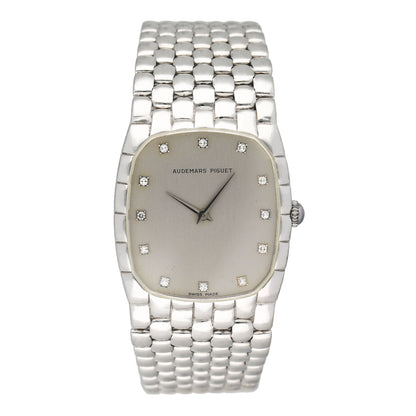 Audemars Piguet 14126.791 Diamond Silver Dial 18K White Gold Ladies Watch With Papers