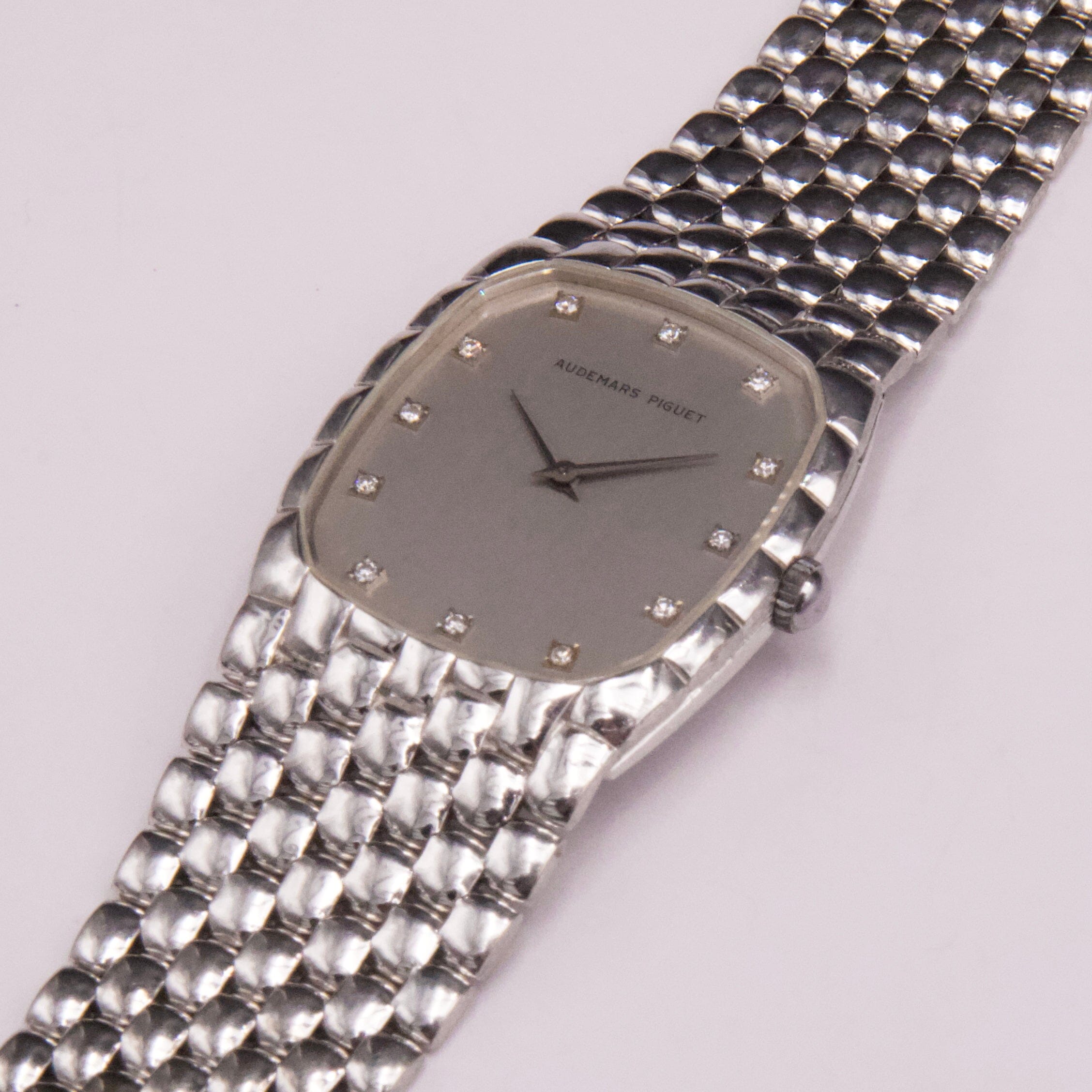 Audemars Piguet 14126.791 Diamond Silver Dial 18K White – Phigora