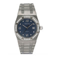 Audemars Piguet 15088ST Diamond Blue Dial Ladies Watch Box Papers - Watches