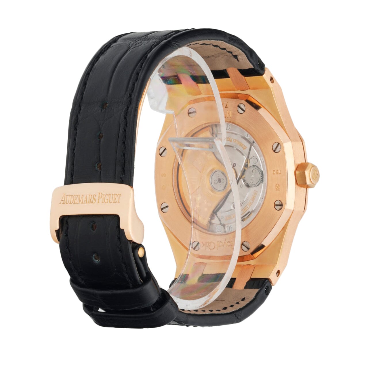 Audemars Piguet 15300OR 18K Rose Gold Men’s Watch With Papers - Wristwatch