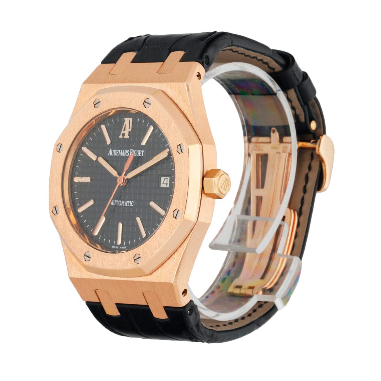 Audemars Piguet 15300OR 18K Rose Gold Men’s Watch With Papers - Wristwatch