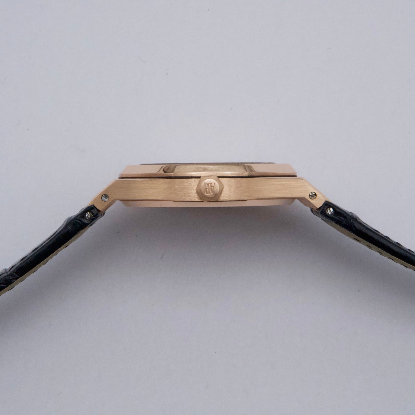 Audemars Piguet 15300OR Black Dial 18K Rose Gold Mens Watch - Virtual