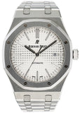Audemars Piguet 15400ST White Dial Steel Mens Watch Box Papers - Virtual