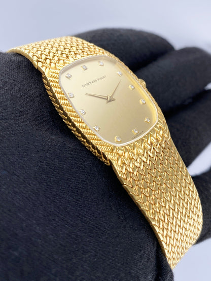 Audemars Piguet 4579/519 BA Diamond Champagne Ladies Watch Papers - Watches