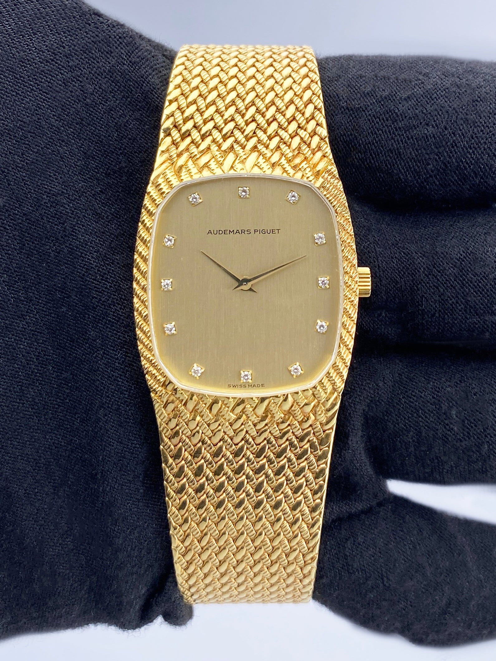 Audemars Piguet 4579/519 BA Diamond Champagne Ladies Watch Papers - Watches
