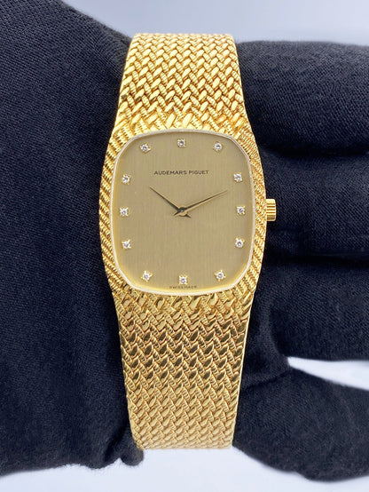 Audemars Piguet 4579/519 BA Diamond Champagne Ladies Watch Papers - Watches