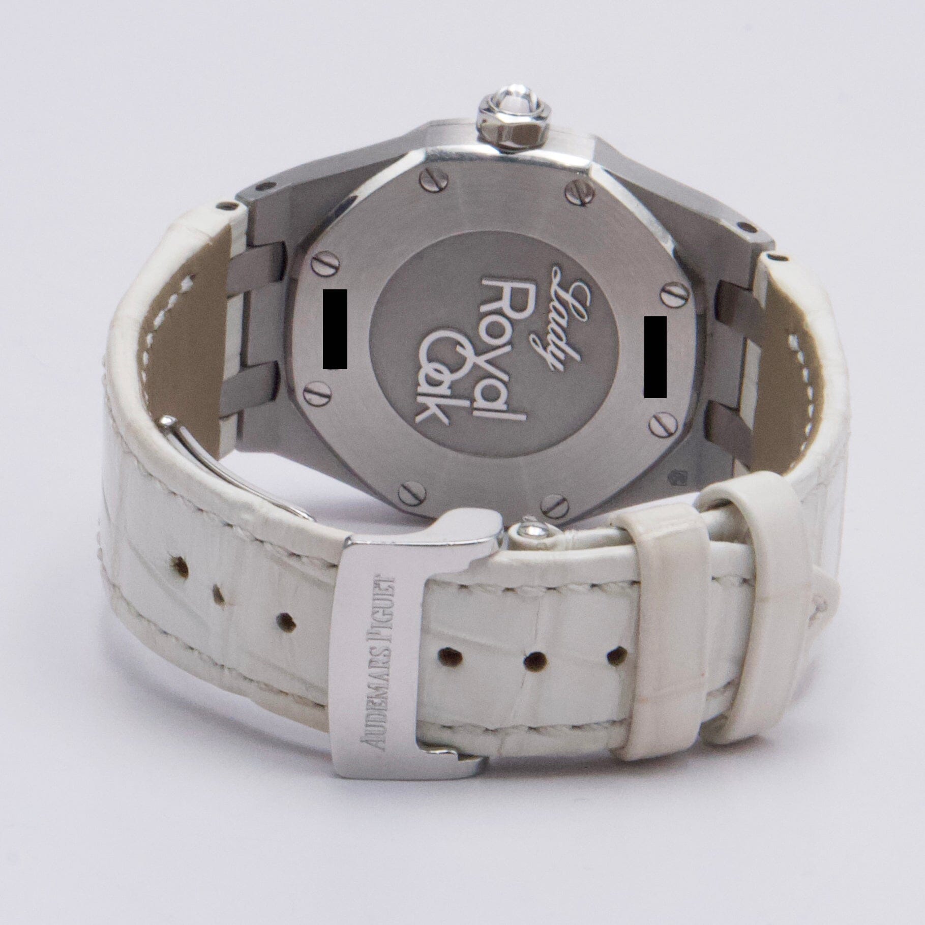 Audemars Piguet Royal Oak 67601ST Diamond White Dial Steel Ladies Watch - Watches