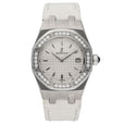 Audemars Piguet Royal Oak 67601ST Diamond White Dial Steel Ladies Watch - Watches