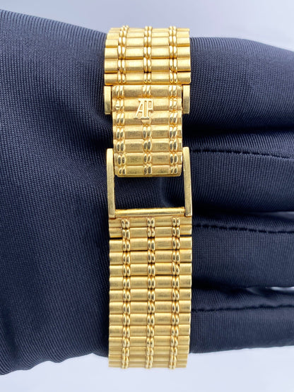 Audemars Piguet Bamboo 18k YG Champagne Mens Watch - Watches