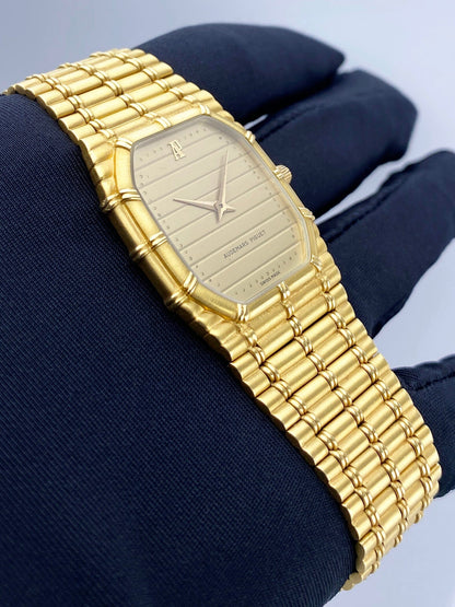 Audemars Piguet Bamboo 18k YG Champagne Mens Watch - Watches