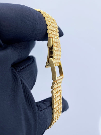 Audemars Piguet Bamboo 18k YG Champagne Mens Watch - Watches