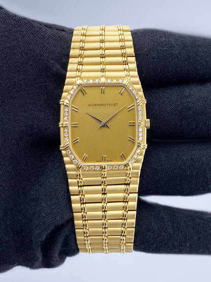 Audemars Piguet Bamboo Diamond Champagne Mens Watch - Watches
