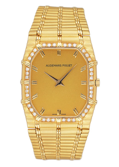 Audemars Piguet Bamboo Diamond Champagne Mens Watch - Watches