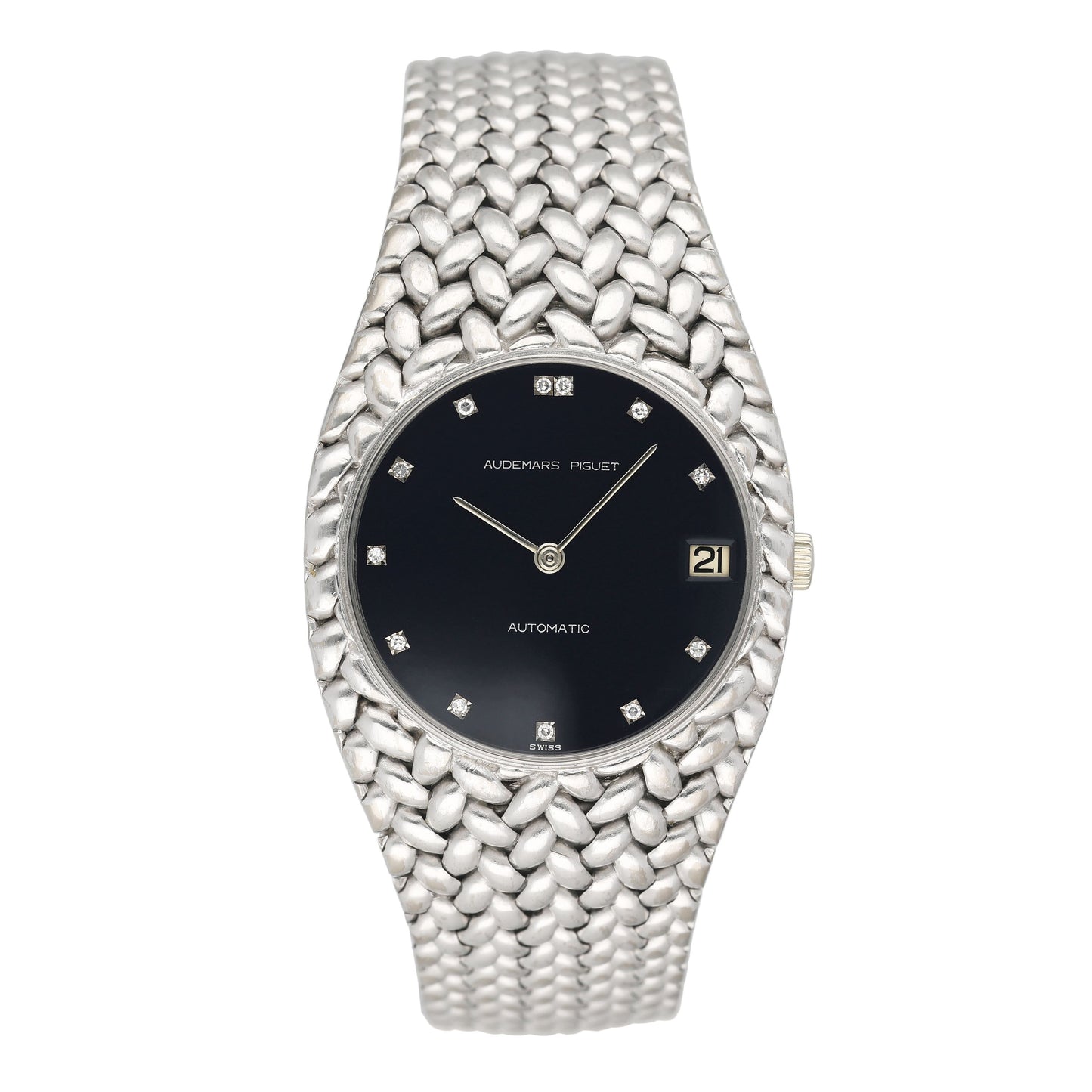 Audemars Piguet Cobra 5403BC Diamond Black Dial Watch